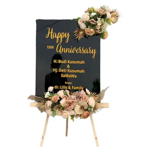 Papan Bunga Akrilik Lawe Alas